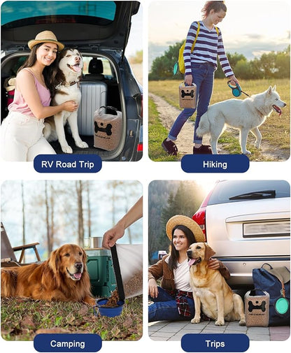 ANVS Silicone Pet Food Storage Bag, 30-Cup Dog Food Travel Bag - Image 2