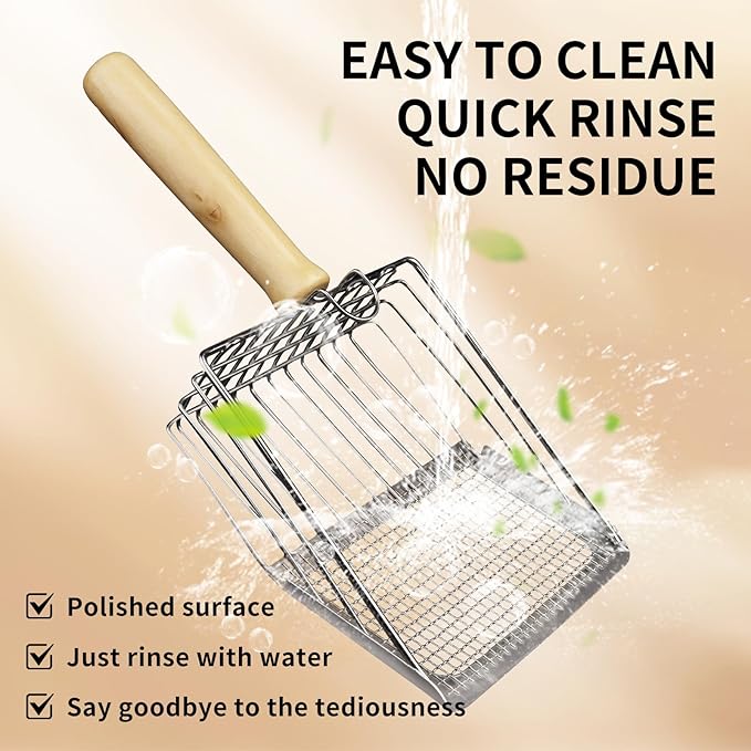 Cat Litter Scoop, Premium Kitty Shovel - Image 3