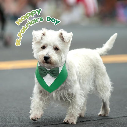 FUAMEY Dog Tuxedo St.Patrick's for Medium Dogs, Dog Formal Suit Dogs Attire Pet - Image 4