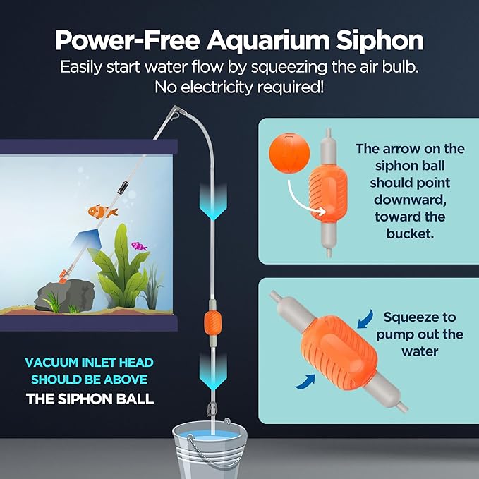 Aquarium Siphon Vacuum & Water Changer Kit - Image 6