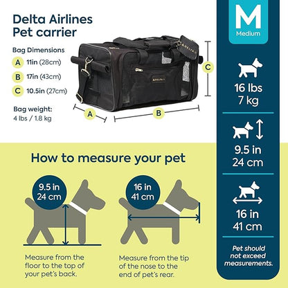 Sherpa Delta Airlines Travel Pet Carrier, Airline Approved & Guaranteed On Board - Image 3