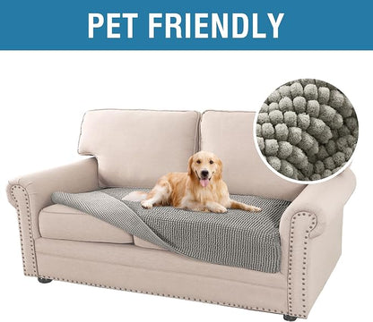H.VERSAILTEX Plush Chenille Dog Bed Cover Thick Soft Loveseat Cover - Image 2