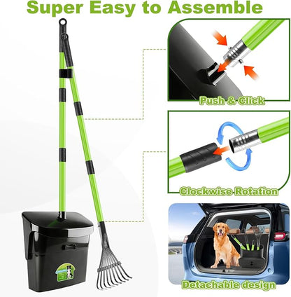 Pooper Scooper Swivel Bin & Rake - Image 4