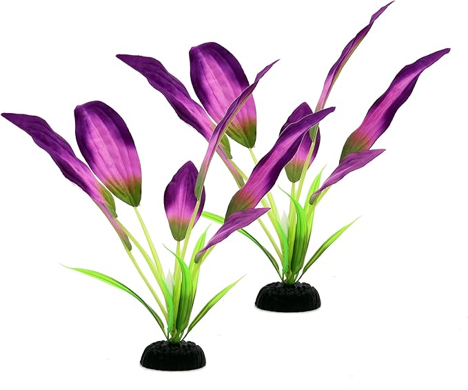 Silk Aquarium Plants for Betta Fish Tank by DVHEY