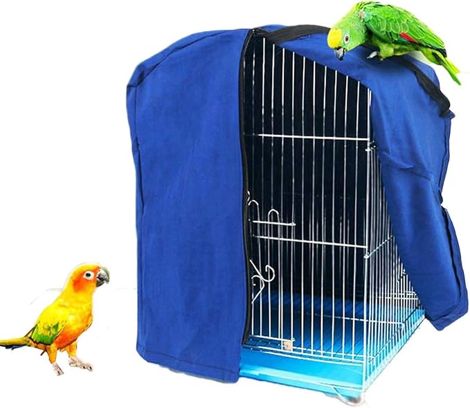 QBLEEV Bird Parrot Cage Cover Shade, Windproof Light-Proof Sleep Reduces by QBLEEV