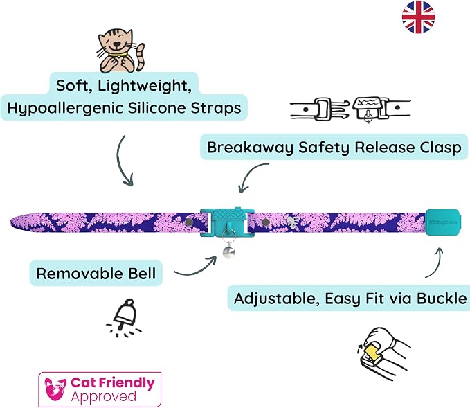 Kittyrama Botanicals Fern Kitten Collar. Award Winning. Hypoallergenic - Image 3