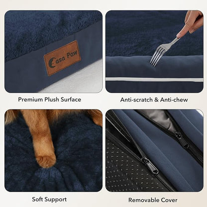 Orthopedic Dog Beds for Extra Large Dogs, Waterproof Egg Crate Foam XL Dog Bed - Image 6