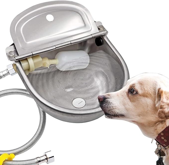 Automatic Dog Water Bowl Dispenser Large Size Pet Waterer Feeder - Image 8