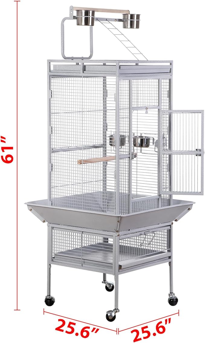 Nova Microdermabrasion 61 Inches Large Bird Cage Play Top Parrot Cockatiel - Image 6