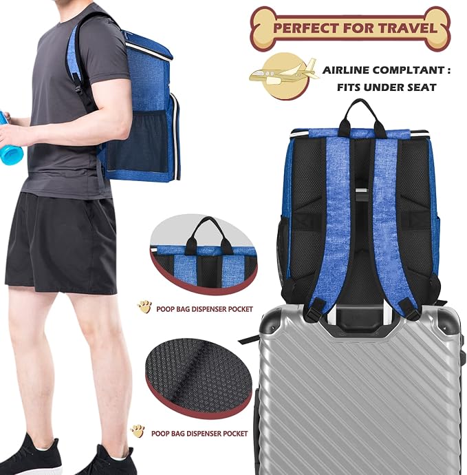 BAGLHER丨Dog Travel Bag Backpack, Airline Approved Pet Supplies Backpack - Image 5