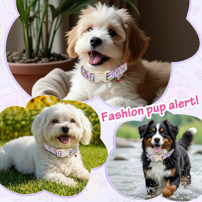 Easter Dog Collar for Large Dogs, Easter & Spring Theme Large Dog Collar - Image 6