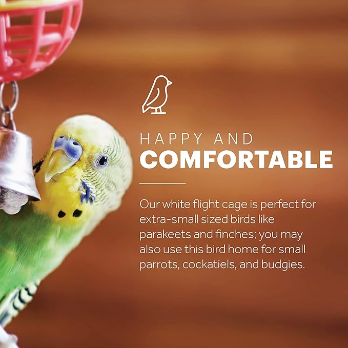 Prevue Pet Products Flight Cage Metal Steel Bird Crate, Home Crate - Image 2