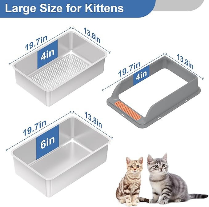 Stainless Steel Sifting Litter Box - Image 5