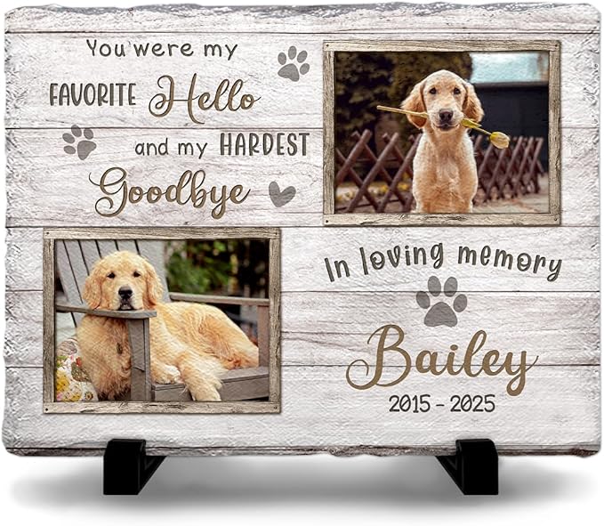 Multicolored Pet Memorial Stones by KILYHOME