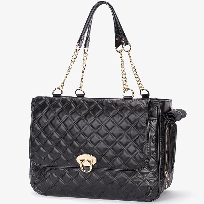 Fashion Pet Carrier Dogs Cat Small Animals Purse Bag, Leather Pet Carriers Dog by Minsong