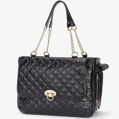 Fashion Pet Carrier Dogs Cat Small Animals Purse Bag, Leather Pet Carriers Dog by Minsong
