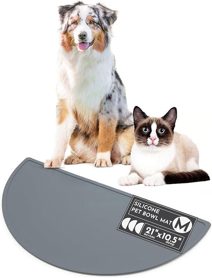 Should We Go - Waterproof Silicone Pet Food Mat - Non-Slip, Spill-Proof Feeding by ShouldWeGo