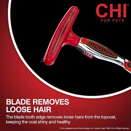 CHI for Dogs Double-Sided Shedding Rake and Blade - Image 3