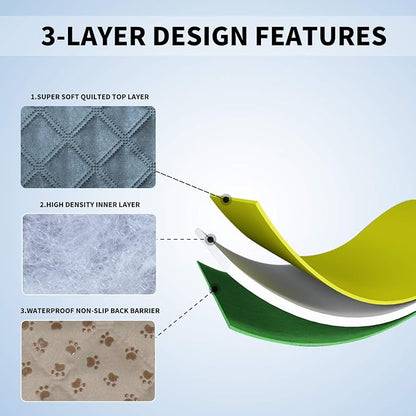 Easy-Going 100% Waterproof Dog Bed Cover, Non-Slip Pet Blanket - Image 4