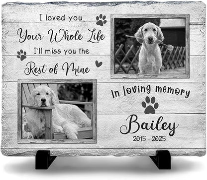 Personalized Rectangle Shaped Memorial Headstones by KILYHOME