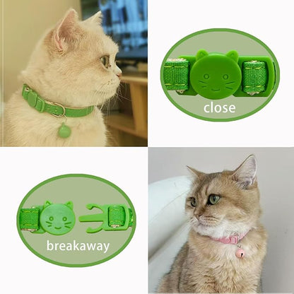 Yizepet Cat Collars with Bells, Breakaway Kitten Collar, Cute Kitty Collar - Image 3