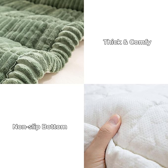 FUNNY FUZZY Pet Couch Covers for Sofa, Washable Dog Couch Cover Protector for - Image 3