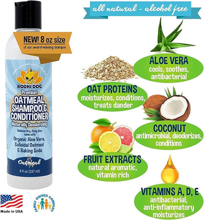Bodhi Dog Shampoo Brush & Oatmeal Shampoo and Conditioner Bundle - Image 9