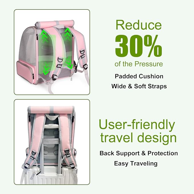 Parrot Carrier Backpack with Front Zipper Opening, Bird Travel Carrier Cage - Image 6