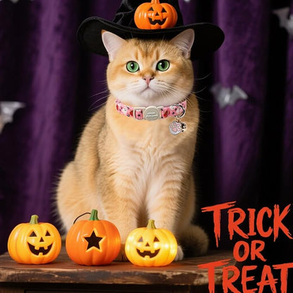 Unique Style Paws Halloween Cat Collar, Cute Cat Collars - Image 6