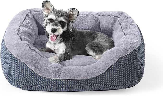 INVENHO Small Dog Bed Washable Orthopedic Calming Warming Durable Pet Bed by INVENHO
