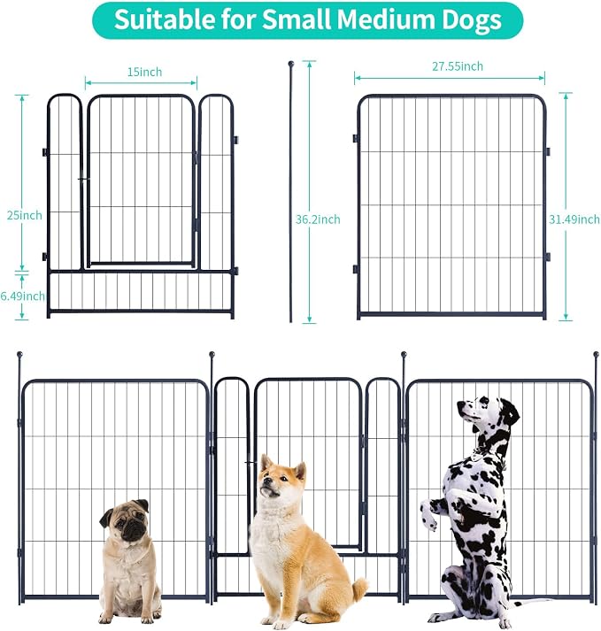 Dog Playpen, Portable Outdoor Dog Fence, Dog Playpen - Image 3
