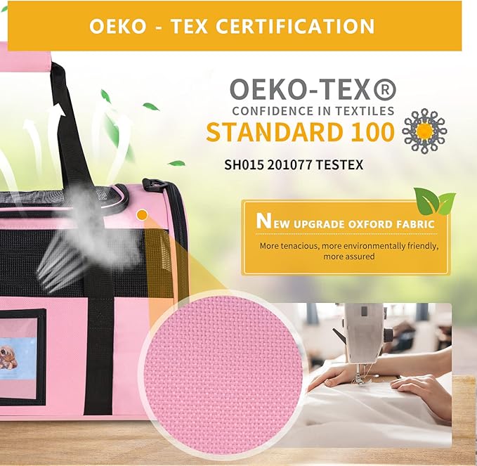 Cat Carrier Pet Carriers Airline Approved - Image 5