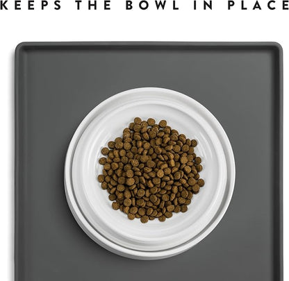CatGuru Cat Food Mat, Small & Large Feeding Mats, 100% Waterproof Silicone Pet - Image 5