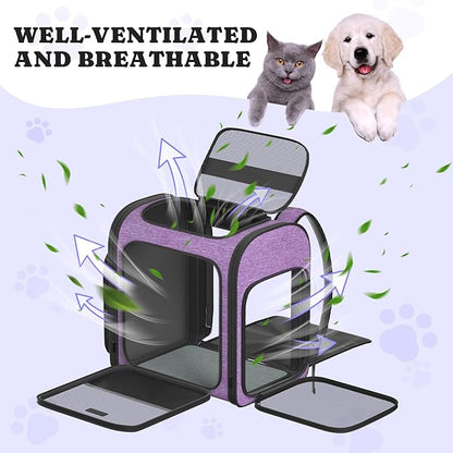 Pawtners Dog Carrier Backpacks Large Cat Backpack - Image 6