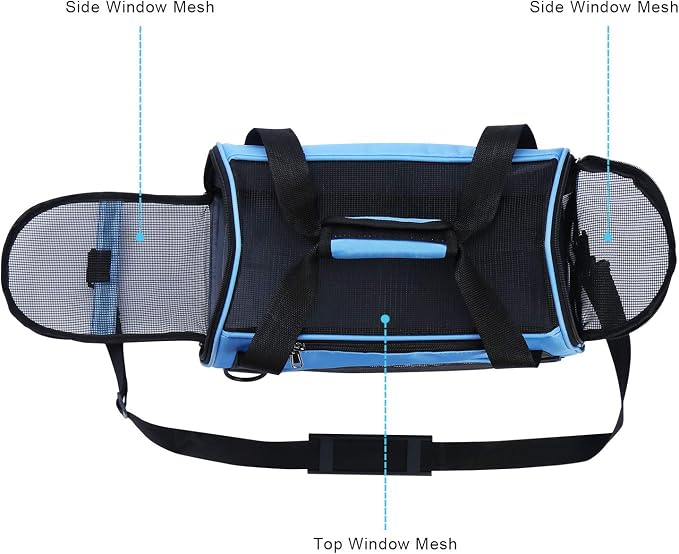 YLONG Airline Approved Pet Carrier, Soft-Sided Pet Travel Carrier - Image 2