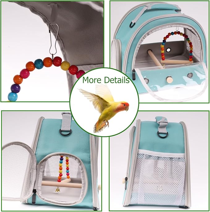 Portable Parrot Travel Cage Carrier - Image 9