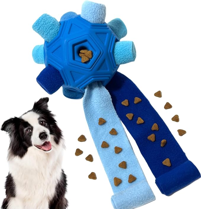 Snuffle Ball for Dog Toys Unbreakable Upgrade Ball Interactive Toy Foraging by CIIVURR