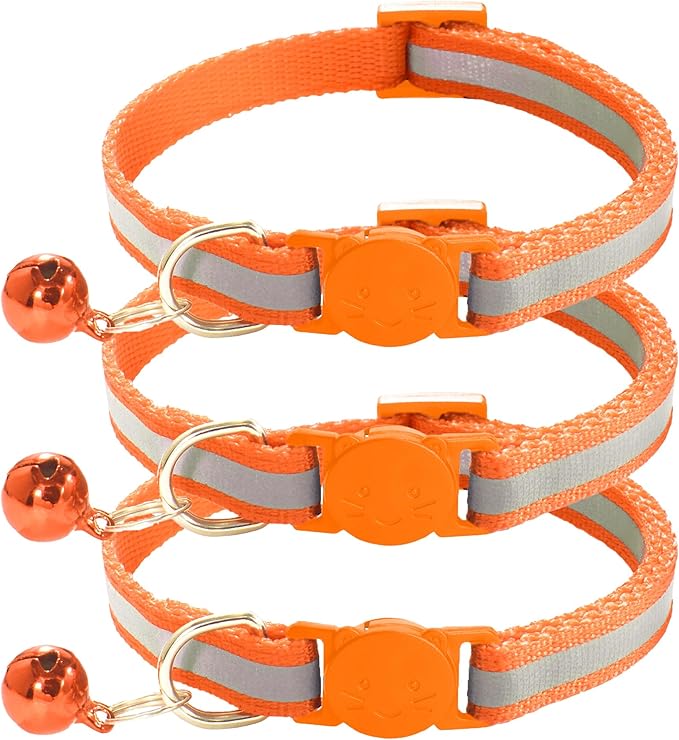 3 Pack Reflective and Breakaway Cat Collars by Unknown
