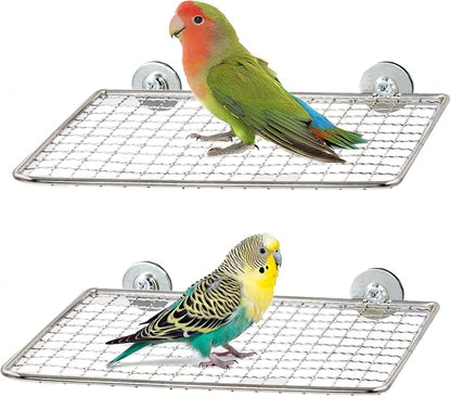 2pcs Stainless Steel Bird Perches by Jevnd