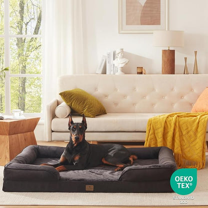 Bedfolks Orthopedic Dog Bed XXL, Waterproof Dog Sofa Bed - Image 8
