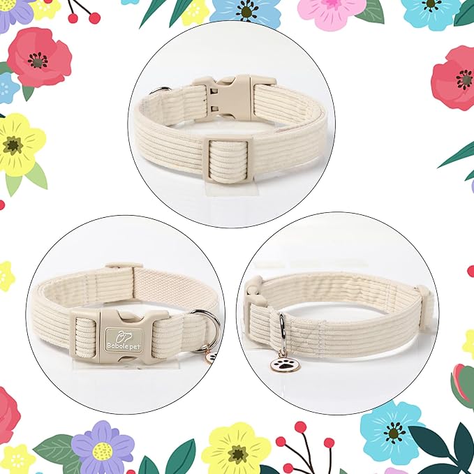 Cute Corduroy Dog Collar - Image 6