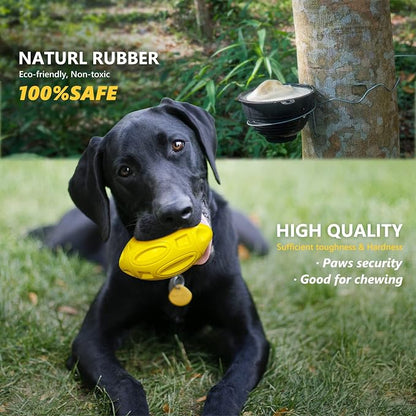 EASTBLUE Squeaky Dog Toys for Aggressive Chewers: Rubber Puppy Chew Ball - Image 4