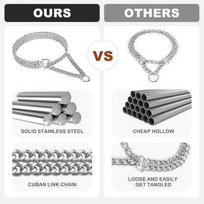 Silver Dog Chain Collar - Image 3