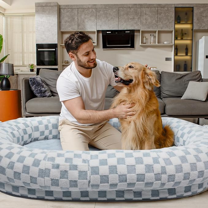 Extra Large Human Dog Bed for Adults, Waterproof Machine Washable - Image 7