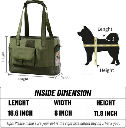 Dog Carrier, Cat Carrier, Pet Carrier, Foldable Waterproof Premium Oxford Cloth - Image 5