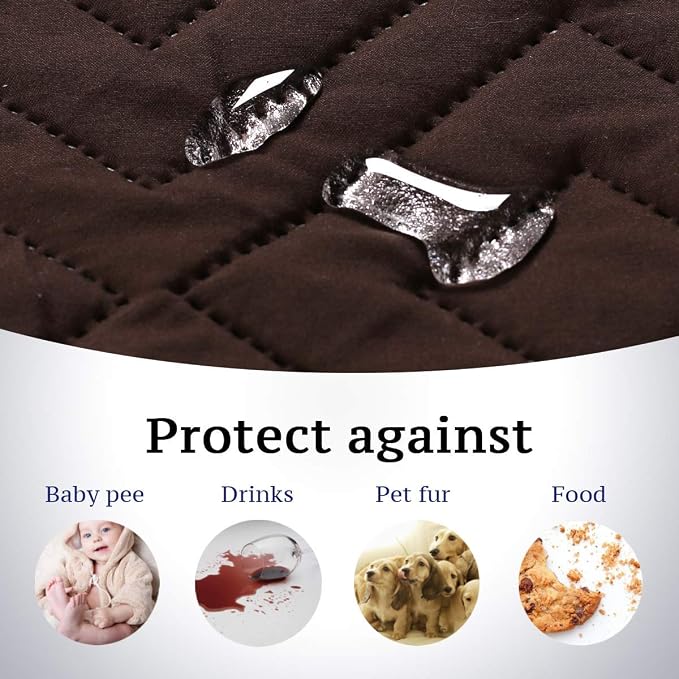 H.VERSAILTEX Futon Cover Reversible Sofa Slipcover Furniture Protector Water - Image 3