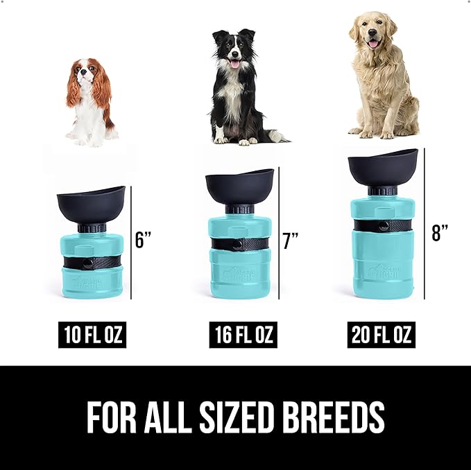 GORILLA GRIP Dog Water Bottle, Portable Water Bowl Dispenser - Image 6