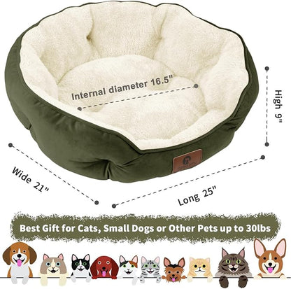 Asvin Medium Dog Bed for Medium Dogs, Cat Beds for Indoor Cats, Pet Bed for - Image 3