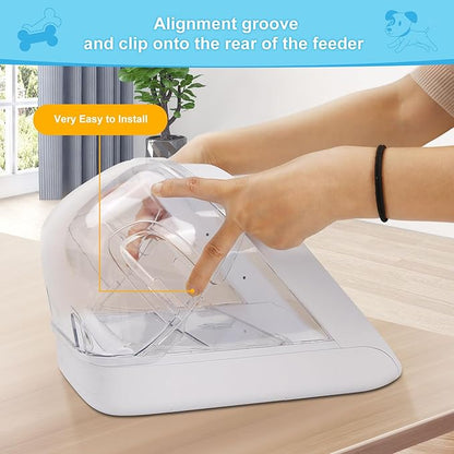 Pet Feeder Rear Cover for Pet Feeder & Connect, YOIHABV Cat Feeder Cover - Image 5