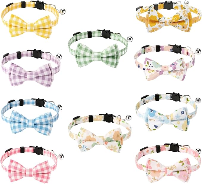 10 Pcs Spring Cat Collar Breakaway by Unknown